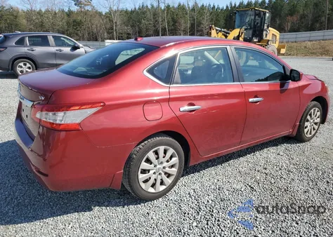 2015 Nissan Sentra S из США, поврежденный, VIN 3N1AB7AP5FL667793